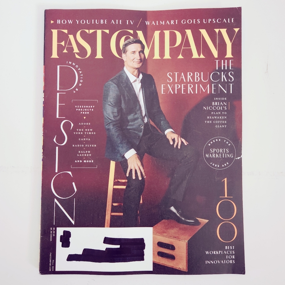 🍭7/$15 Fast Company Magazine Fall 2025 The Starbucks Experiment